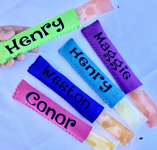 Personalized Popsicle Koozies