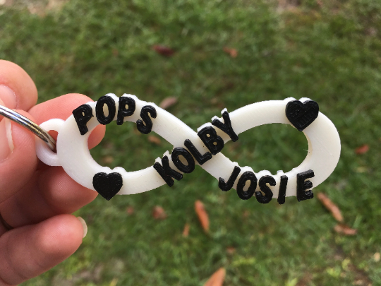 Personalized Infinity Key Chains